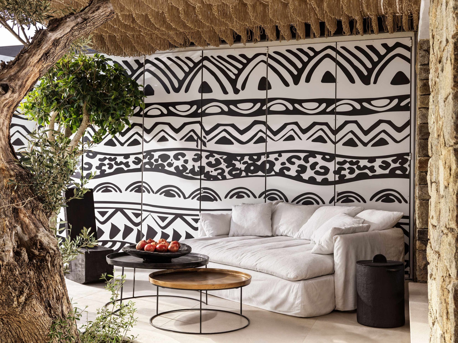 Terrasse der One Bedroom Villa mit privatem Pool